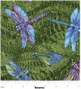 Large Dragonfly Green, Dragonfly Wonder, Ann Lauer, Benartex Fabrics