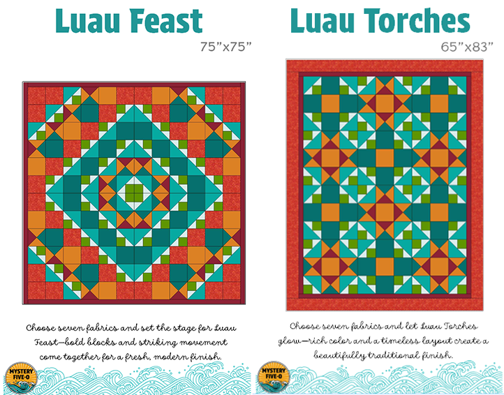 Luau Torches 65" x 85" (Digital) Pattern