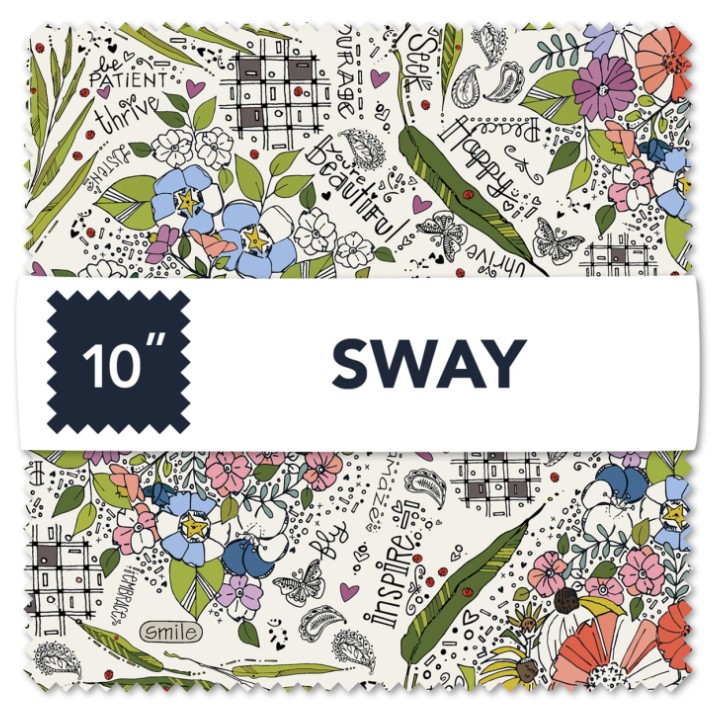 Sway 10"X10" Squares, Kori Turner Goodhart, Windham Fabrics