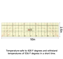 Hot Ironing Ruler 10in x 2-1/2in