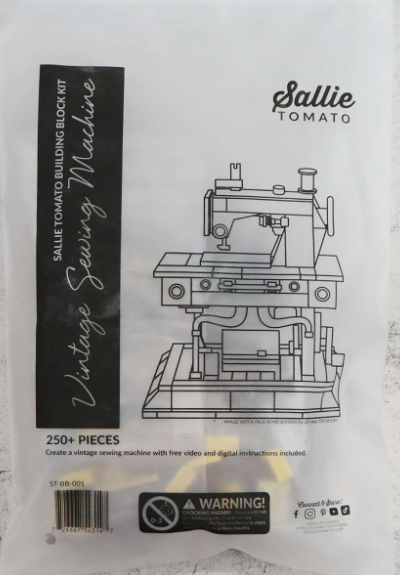 Sallie Tomato Vintage Sewing Machine Building Block Set