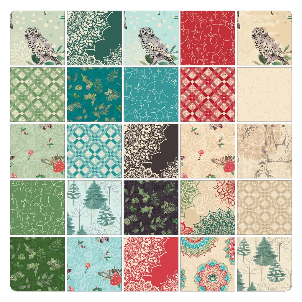 Doodle Star Sage, Winter Haven, Rachel Rossi, Benartex Fabrics