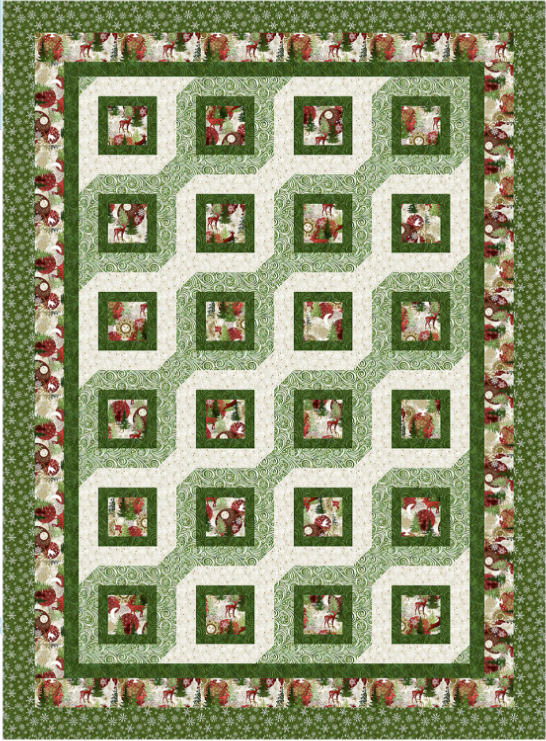 Holly Jolly 5-Yard Quilts, Fabric Cafe