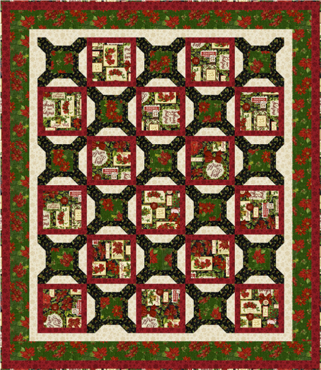 Holly Jolly 5-Yard Quilts, Fabric Cafe