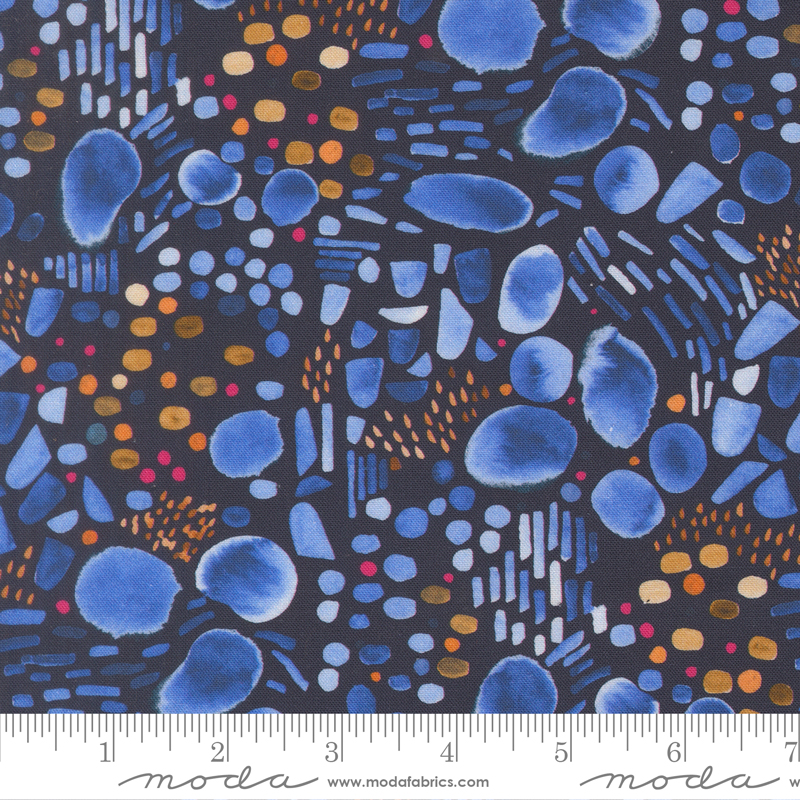 Lake Pebbles, Northern Brights Night Sky, Amarilys Henderson, Moda Fabrics