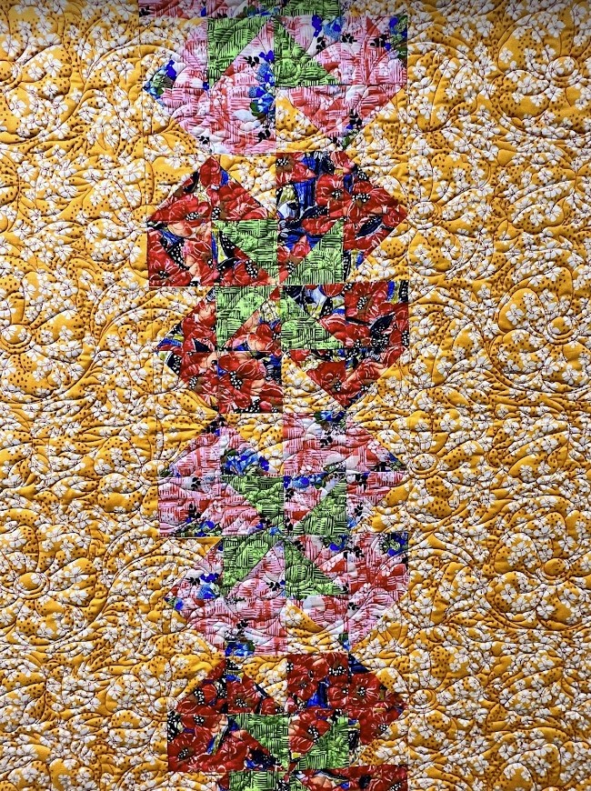 Boho Blooms Sample Quilt, Free Spirit?