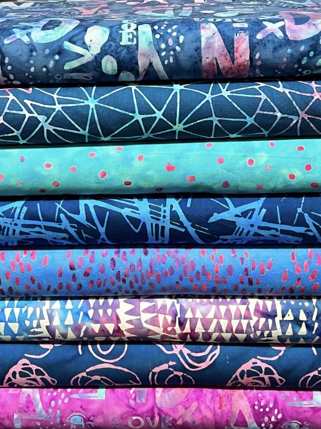Indigo Batik Connection, Found, Carrie Bloomston, Anthology Fabrics