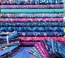 Orchid Batik Words, Found, Carrie Bloomston