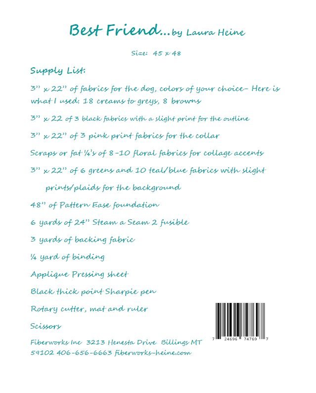 Best Friend Collage Pattern by Laura Heine