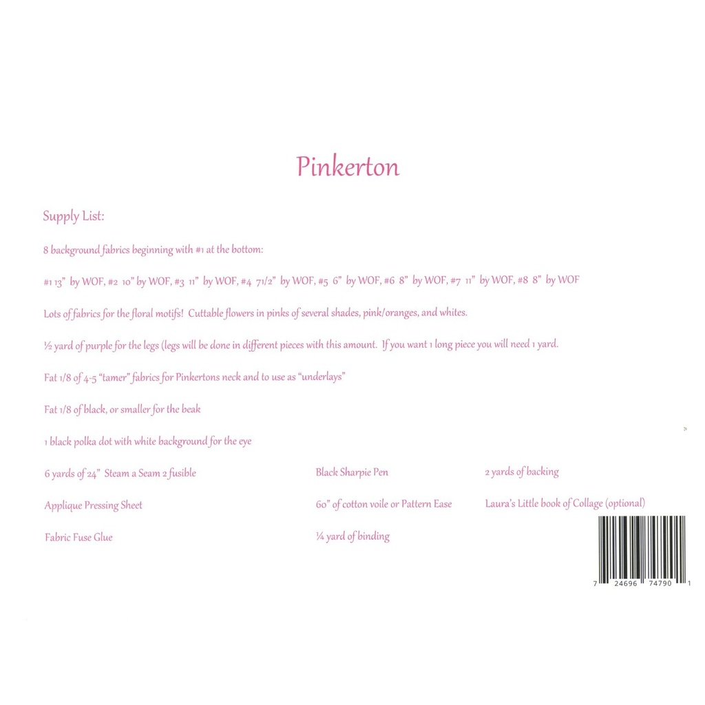 Pinkerton Collage Pattern by Laura Heine