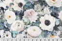 White Hoffman Blooming Buds Digital Cuddle, Shannon Fabrics