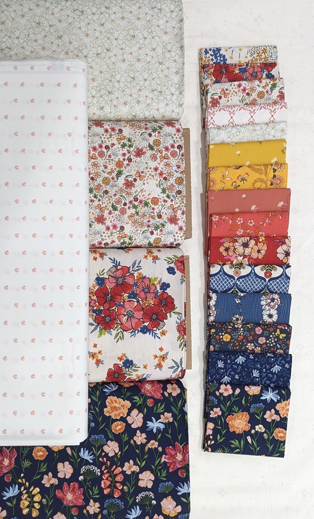 Spring Flowers, Flower Seeds, Maureen Cracknell, Art Gallery Fabrics (copy)