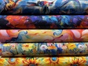 Swirls Watercolor, Hummingbird Bouquet, Shawna Stewart, StudioE Fabrics
