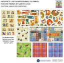 Fat Quarter Fur-ever Friends, 8pcs/bundle