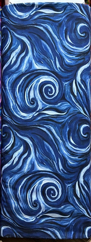 Blue Swirl, Impressions, Melissa Marie Collins, Windham Fabric