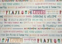 Playroom Rules, Word Fabric, PLR-89810, Art Gallery Fabrics