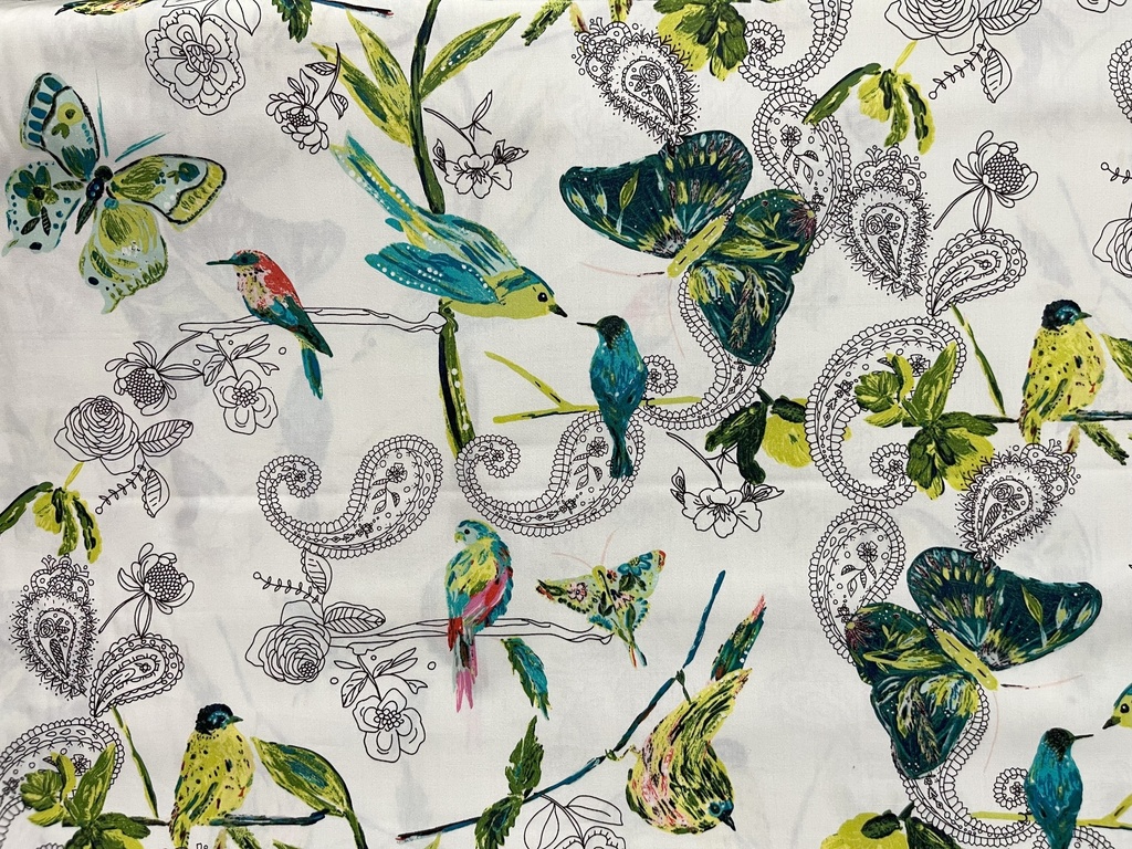 Butterflies, C'est la Vie Winter, Bari J, JOI-89127, Art Gallery Fabric