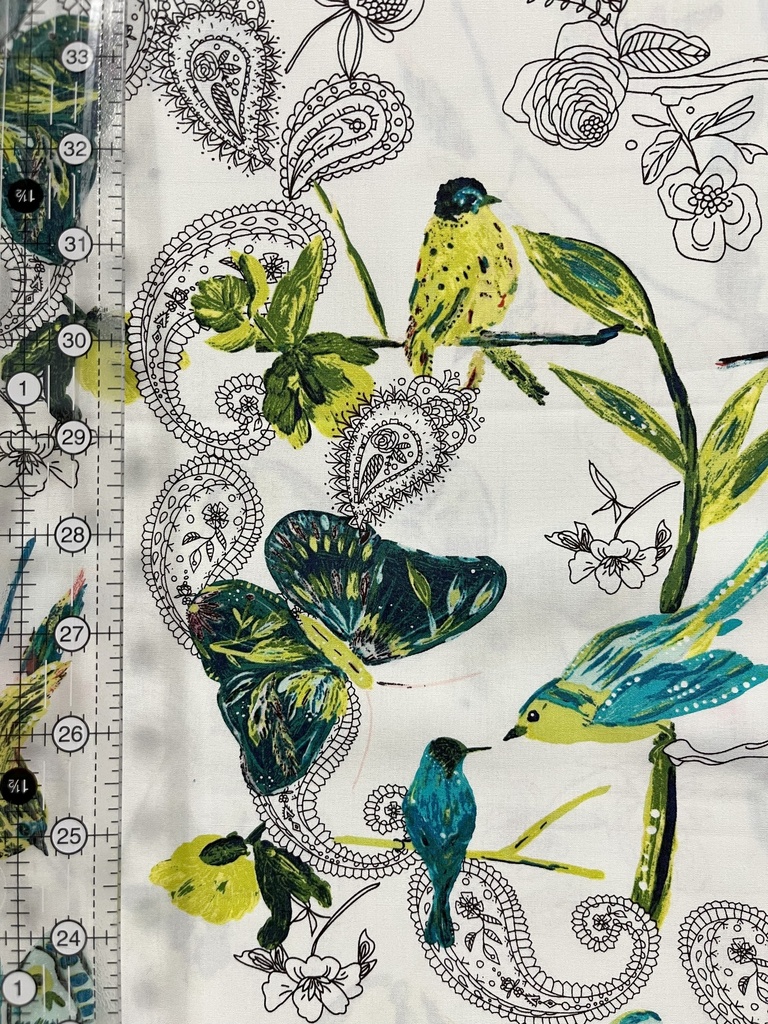 Butterflies, C'est la Vie Winter, Bari J, JOI-89127, Art Gallery Fabric