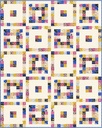 Jelly Squares Pattern, Copper Kettle, Moda Fabrics