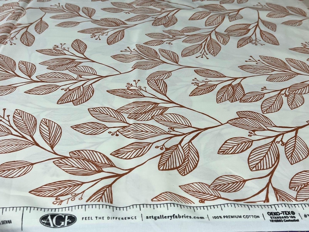 3 Yard Bundle, 108in Floral Wide Back, Large Leaves Cotton, Art Gallery Fabrics