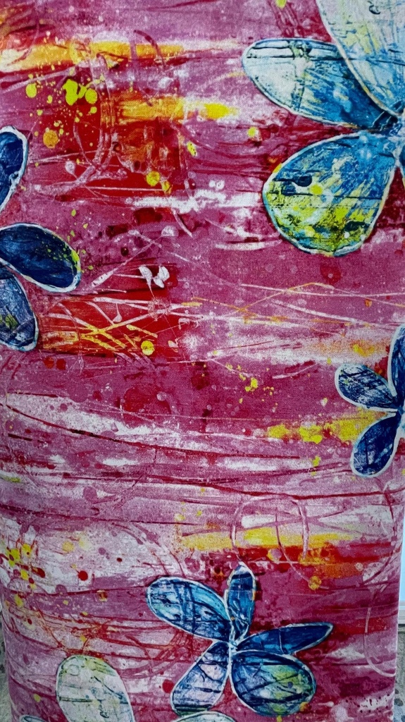 3 Yard Bundle, 108" Pink Floral Dance Wideback, FDAN 4480F, P&B Textiles