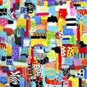 108in Graffiti Pattern, Urban Ink by Alloyius Mcilwaine, P&B Textiles