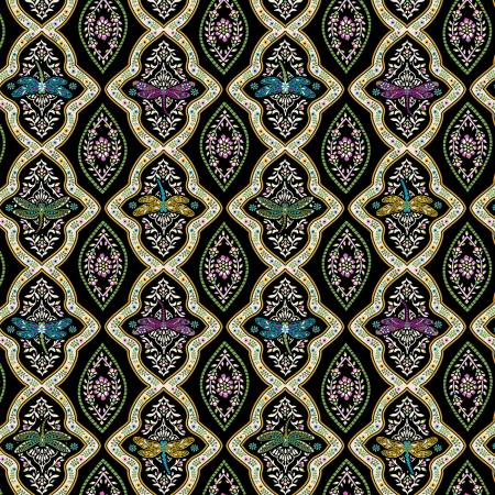 Dragonfly Trellis, Jacobean Garden, Benartex