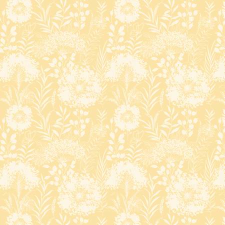 Wildflower Dreams Yellow, Montgomery Mountain, Belle Brunner, Benartex