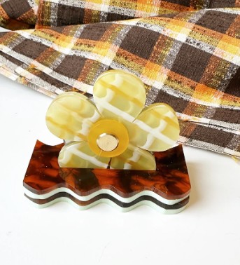 Retro Flower Thread Cutter, Feral Notions