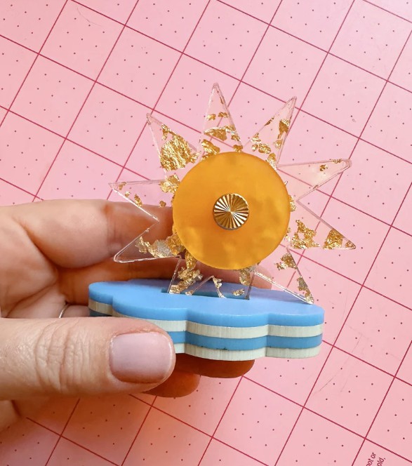 Sun and Clouds Thread Cutter, Feral Notions