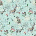 Winter's Tale Light Turquoise, Winter Haven, Rachel Rossi, Benartex Fabrics