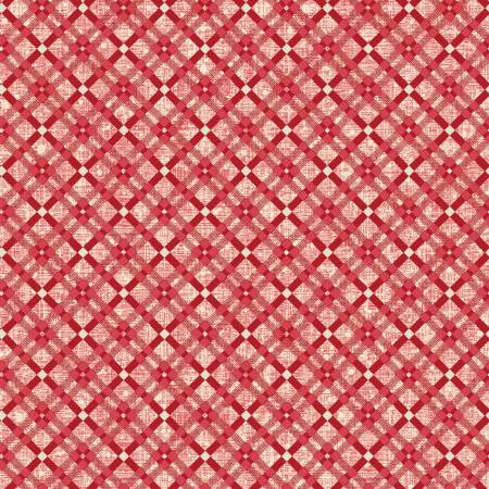Winter Tartan Red, Winter Haven, Rachel Rossi, Benartex Fabrics
