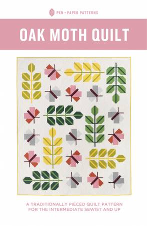 Oak Moth Quilt Pattern, Pen + Paper Patterns