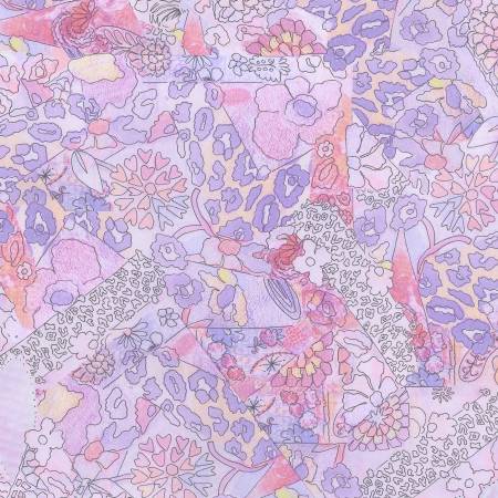 108in Lavender Pattern Play Wideback, Windham Fabrics