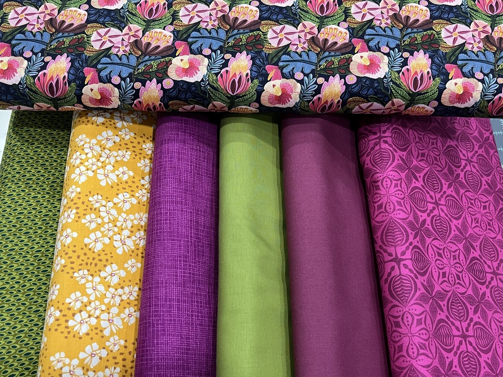 Surf's Up Mega Mystery Quilt Kit, Florals, Mystery Five-0