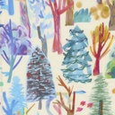 Forest Seasons Ombre Landscape, Northern Brights, Amarilys Henderson, Moda