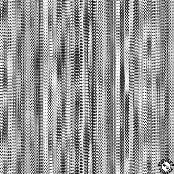 108" Zipper Stripe Wideback, Black & White, P&B Textiles