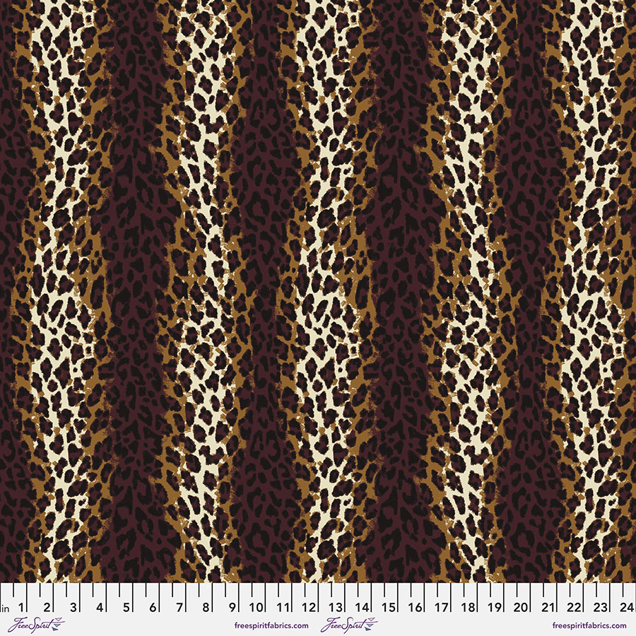 Animal Print Cotton Lawn, Vivacious, Anna Maria, Spotted Roar, FreeSpirit Fabrics