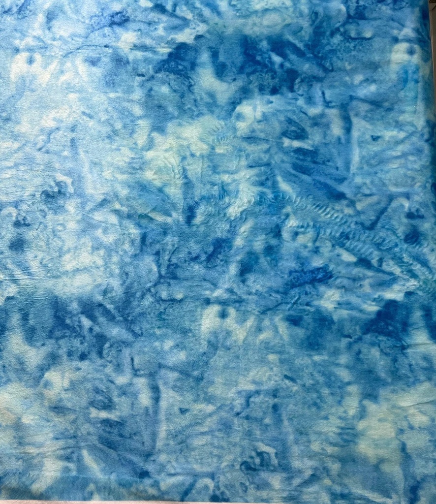 Bliss Batik Digital Cuddle, Blue 58/60in Cuddle, Shannon Fabrics