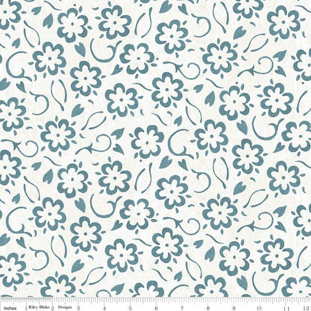 Blue Flowers, Best of She Who Sews,  J. Wecker Frisch, Riley Blake Designs