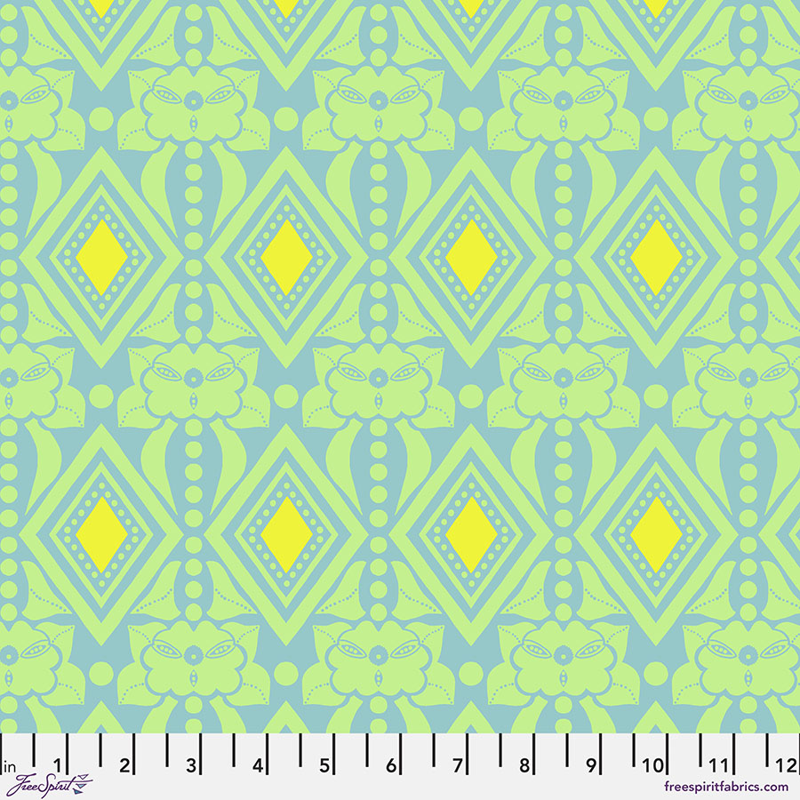 Buttoned Up Fresh, Vivacious, Anna Maria, Free Spirit Fabrics