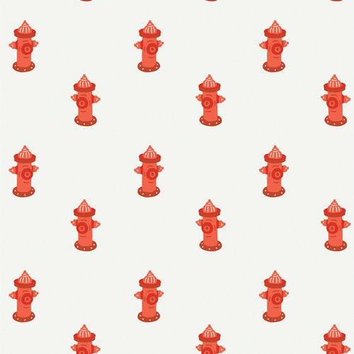 Fire Hydrants, Oh Woof, Jessica Swift, Art Gallery Fabrics