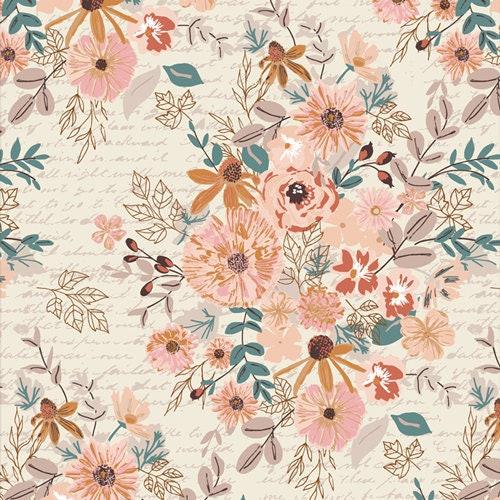 Floral Cotton Fabric, Sharon Holland Fabric, Art Gallery Fabric