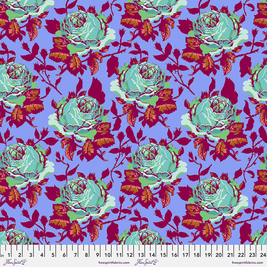 Large Roses Cotton Lawn, Vivacious, Anna Maria, FreeSpirit Fabrics