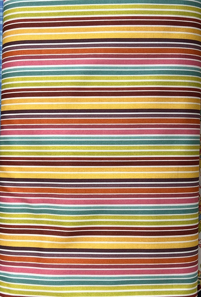 Multi Stripe Fabric, Sparkle Cotton, Vanessa Brantley Newton, We Are All Kinds of Wonderful, Michael Miller