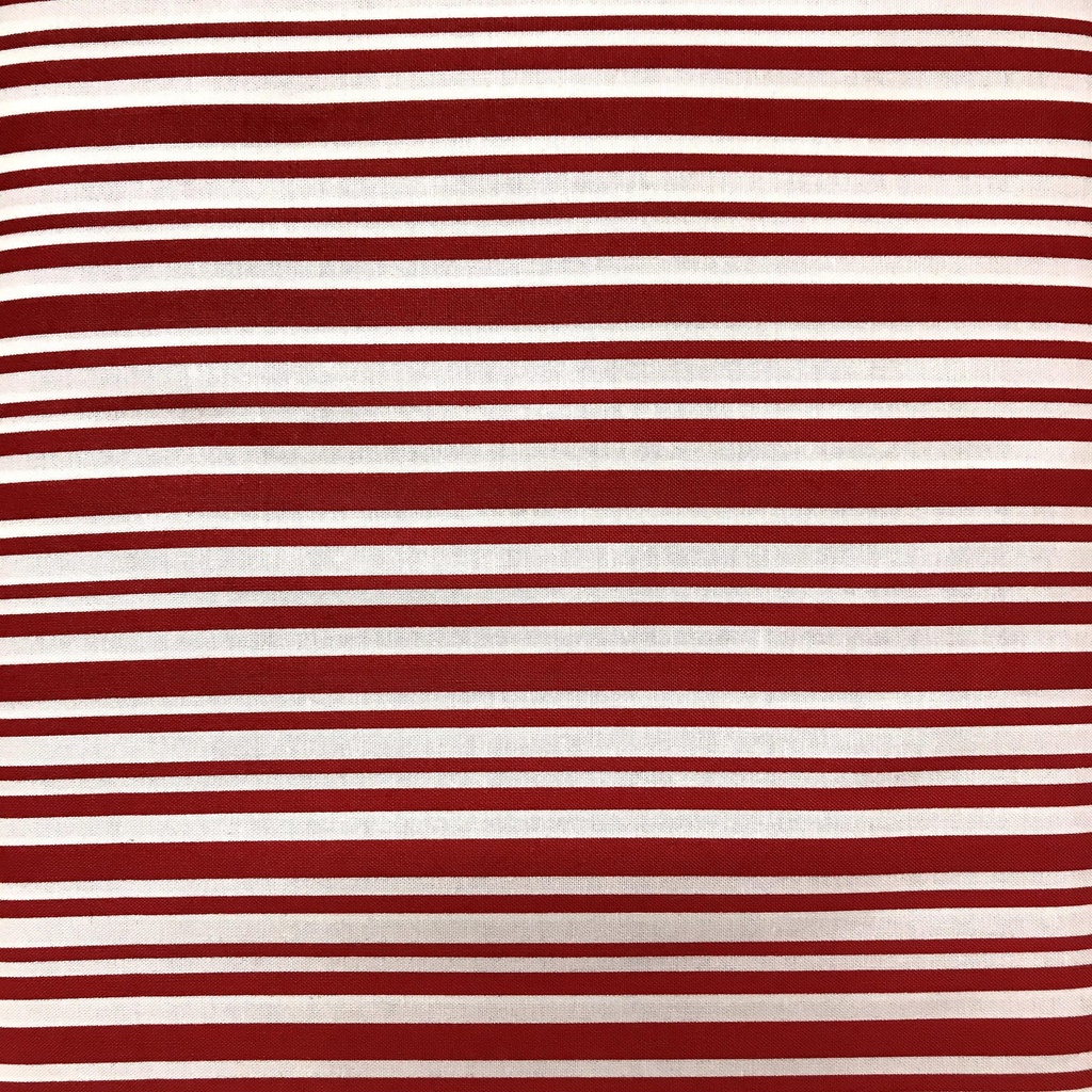 Red Cotton Stripe, Yuletide Bells-Red, Darlene Zimmerman, Robert Kaufman Fabrics
