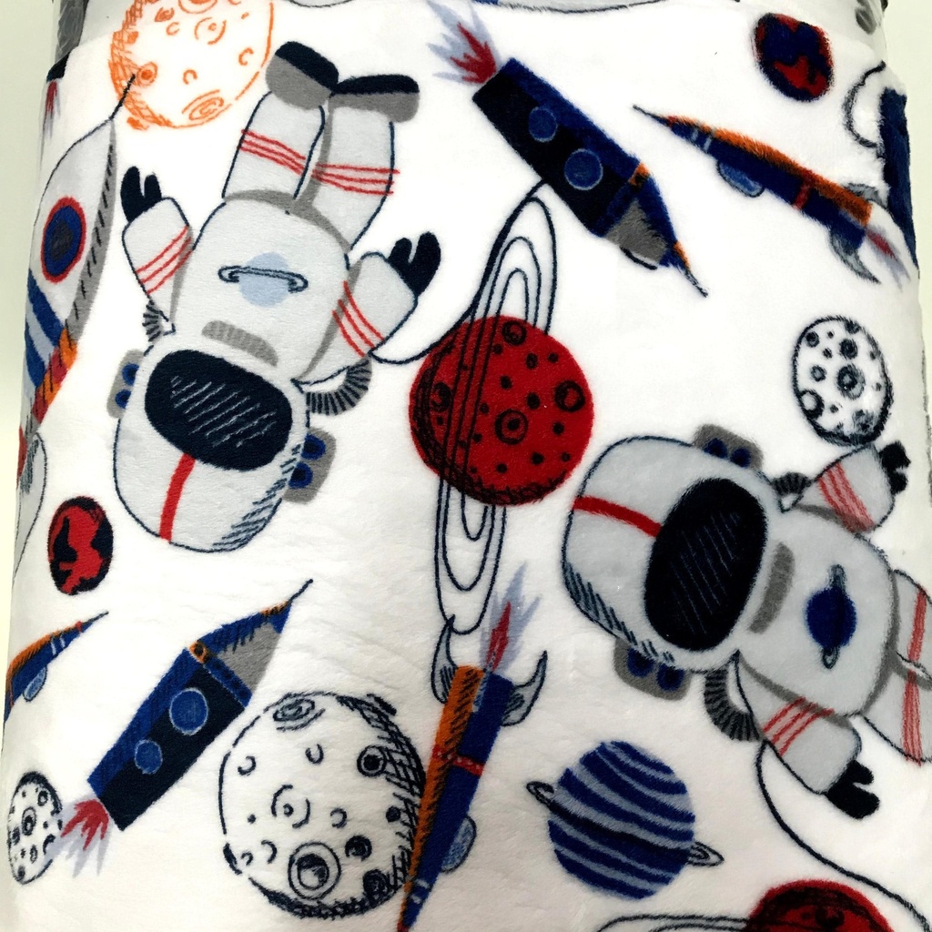 Space Cadet Snow Cuddle, 60in Cuddle, From Shannon Fabrics