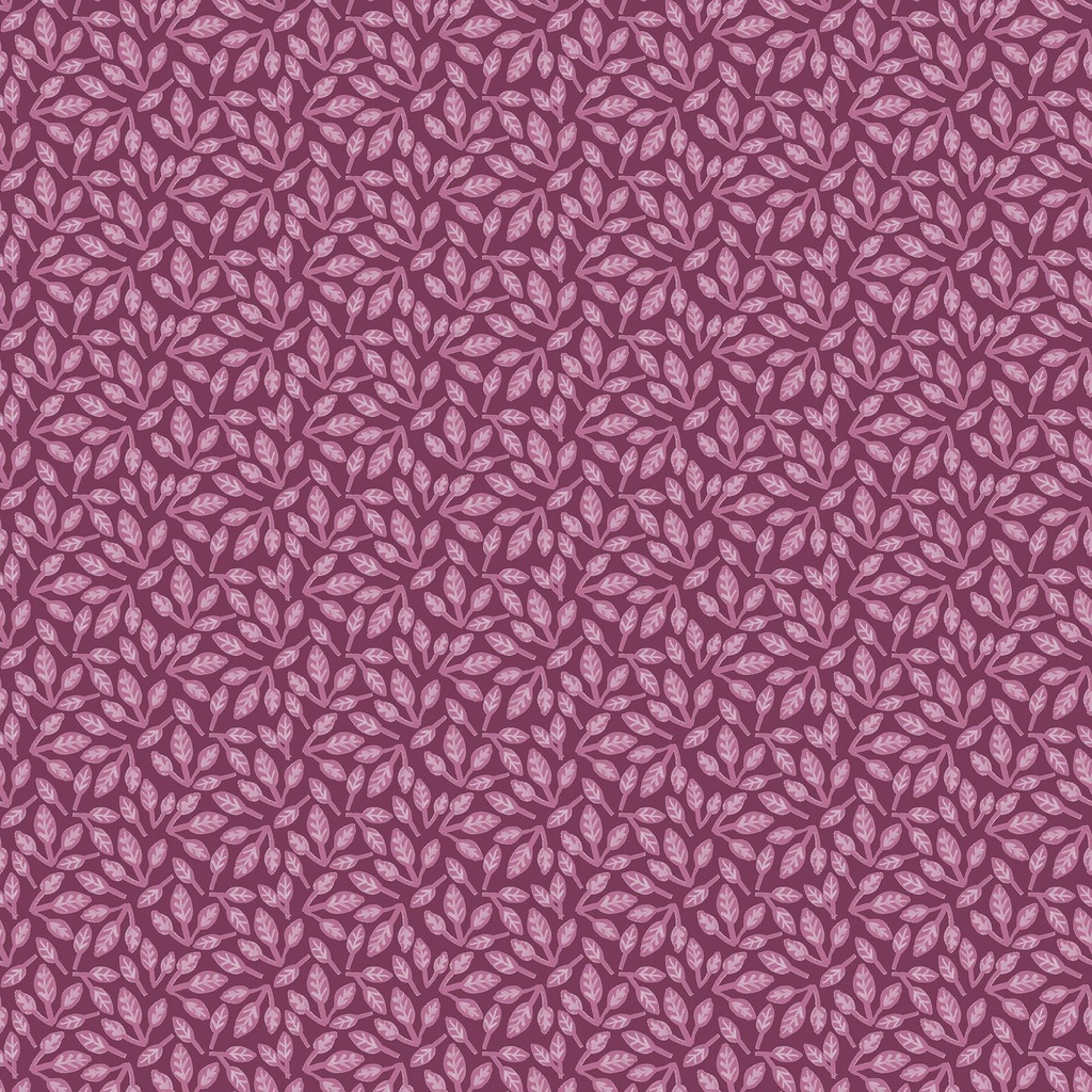 Stems N Leaves, Plum Red, Kelly Rae Roberts, Inspired Heart, Benartex Fabrics