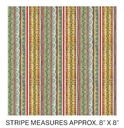 Striped Cotton Fabric, Christmas Magic, Kelly Rae Roberts, Benartex Fabrics
