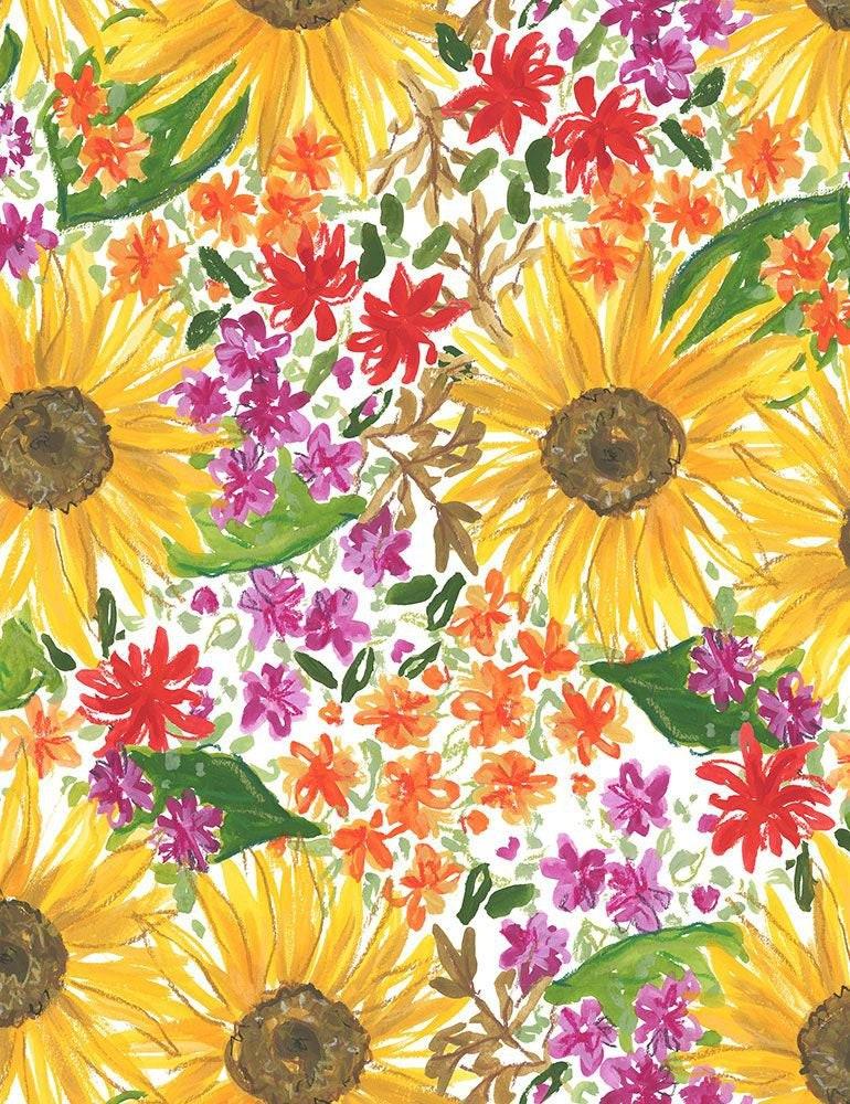 Sunflowers Floral, Dear Stella, STELLA-DCWR2177